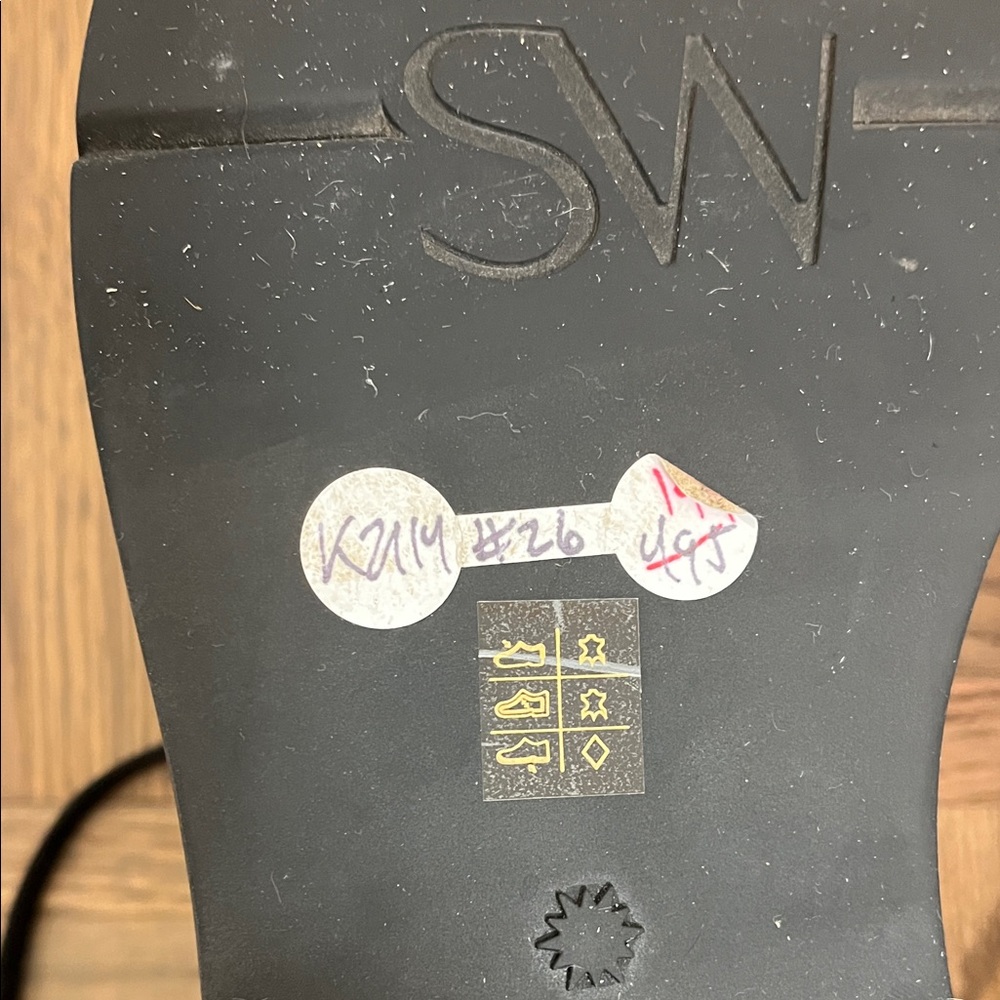 STUART WEITZMAN Womens Darra Patent Leather Brogue Oxfords Black size 9.5 B - Picture 4 of 16